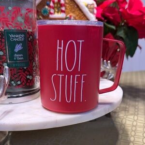 Rae Dunn Red Mug with Handle